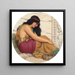 La Danseuse fatiguée - John William Godward — quadro incorniciato alla parete