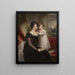 Riproduzione del dipinto La Duchesse de Kent con sua figlia, la futura regina Vittoria di Henry Bone