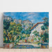 Riproduzione del dipinto La Ferme de Magnanosc ou La Villa Raynaud, Grasse - Pierre-Auguste Renoir