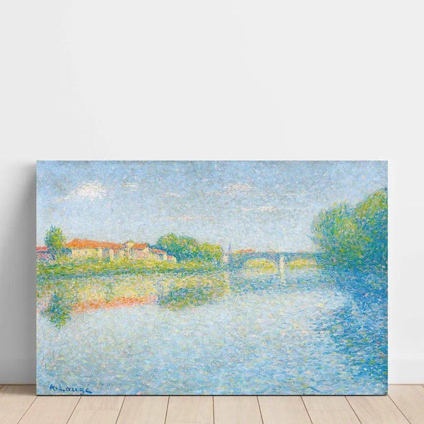La Garonne à Toulouse - Achille Laugé | Reproduction Tableau Décoration murale affiche copie