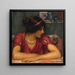 La Lettre - John William Godward — quadro incorniciato alla parete
