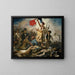 Riproduzione del dipinto La libertà che guida il popolo - Eugène Delacroix