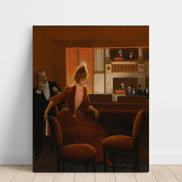 Riproduzione del dipinto La Loge - Jean Béraud