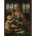 Riproduzione del dipinto La Madone à l'œillet - Leonardo da Vinci