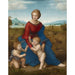 Riproduzione del dipinto La Madone dans le pré - Raphael