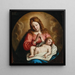 La Madone e il Bambino - Giovanni Battista Salvi da Sassoferrato — presentazione a parete dell’opera