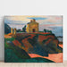 Riproduzione del dipinto La Maison Du Pan-Du - Paul Gauguin
