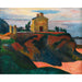 Riproduzione del dipinto La Maison Du Pan-Du - Paul Gauguin