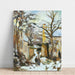 La Casa Rondest Sotto La Neve, Pontoise O Chemin De L'hermitage, Pontoise, Sotto La Neve - Camille Pissarro