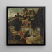 La Morte di Atteone - Jacopo del Sellaio — quadro incorniciato alla parete