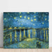 Riproduzione del dipinto La Nuit étoilée sul Rodano - Vincent Van Gogh