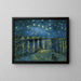 Riproduzione del dipinto La Nuit étoilée sul Rodano - Vincent Van Gogh
