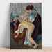 Riproduzione del dipinto La Piccola Fanciulla allo Specchio - Suzanne Valadon