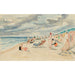 Riproduzione del dipinto La Plage de Deauville - Henri Lebasque
