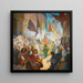 La Procession du Mahmal à travers les rues du Caire - Ludwig Deutsch — quadro incorniciato alla parete