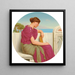 La Réponse - John William Godward — quadro incorniciato alla parete