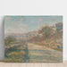 Riproduzione del dipinto La Route de La Roche-Guyon - Claude Monet