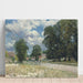 Riproduzione del dipinto La Route de Marly-le-Roi - Alfred Sisley