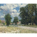 Riproduzione del dipinto La Route de Marly-le-Roi - Alfred Sisley