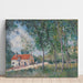 Riproduzione del dipinto La Route de Moret à Saint-Mammès - Alfred Sisley
