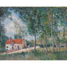 Riproduzione del dipinto La Route de Moret à Saint-Mammès - Alfred Sisley