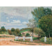 Riproduzione del dipinto La Route de Verrières - Alfred Sisley