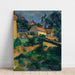 Riproduzione del dipinto La Route tournante à Montgeroult - Paul Cézanne