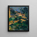 Riproduzione del dipinto La Route tournante à Montgeroult - Paul Cézanne