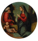 Riproduzione del dipinto La Sainte Famille avec le Saint Enfant Jean-Baptiste - École toscane