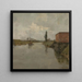 La Schelde à Dendermonde - Albert Baertsoen — quadro incorniciato alla parete