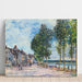 Riproduzione del dipinto La Seine À Bougival - Alfred Sisley