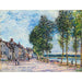 Riproduzione del dipinto La Seine À Bougival - Alfred Sisley