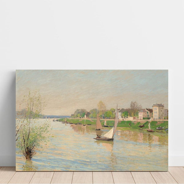 La Seine à Argenteuil- Alfred Sisley | Reproduction Tableau Décoration murale affiche copie