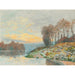 Stampa d'arte La Senna a Bougival (1874) - Alfred Sisley | Stampa d'arte