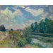 Riproduzione del dipinto La Seine à Bougival (1876) - Alfred Sisley