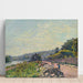Riproduzione del dipinto La Seine au Bas-Meudon - Alfred Sisley