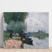 Riproduzione del dipinto La Seine près de Bougival - Alfred Sisley