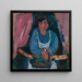 La Servante en bleu - Cham Soutine — quadro incorniciato alla parete