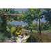 Riproduzione del dipinto La Siesta nel giardino - Joaquín Sorolla