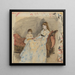 La Sœur de l'Artiste, Edma avec sa Fille Jeanne - Berthe Morisot — quadro incorniciato alla parete
