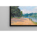 Riproduzione del dipinto La Tamise avec Hampton Church - Alfred Sisley
