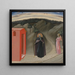 La Tentazione di Sant'Antonio l'Abate - Maestro dell'Osservanza — quadro incorniciato alla parete