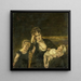 La Veuve - Alfred Stevens — quadro incorniciato alla parete