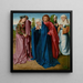 La Vierge, San Giovanni e le Tre Marie - Gerard David — quadro incorniciato alla parete