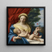 La Vierge des Roses - Giovanni Battista Salvi da Sassoferrato — quadro incorniciato alla parete