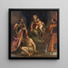 La Vierge et l'Enfant avec Saint Martin et Saint Pétronius - Alessandro Maganza — quadro incorniciato alla parete