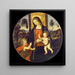 La Vierge et l'Enfant avec le Saint Jean-Baptiste enfant - Atelier de Bernardino di Betto — quadro incorniciato alla parete