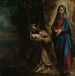 La Visione di San Francesco d'Assisi - Ludovico Carracci — ambientato in un interno