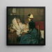La Visite al letto del malato - Ferry Beraton — quadro incorniciato alla parete