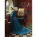 Riproduzione del dipinto La bella Rosamund - John William Waterhouse